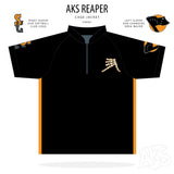 AkS Reaper Cage Jacket in Black & Orange
