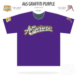 AkS Graffiti Jersey in Purple