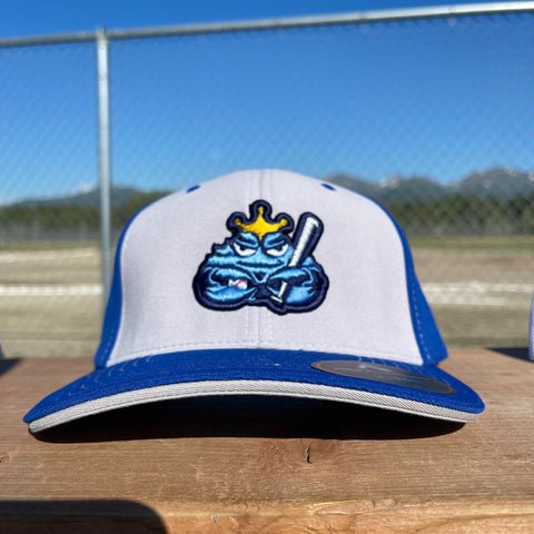 Blue Kings Hat in Silver & Royal