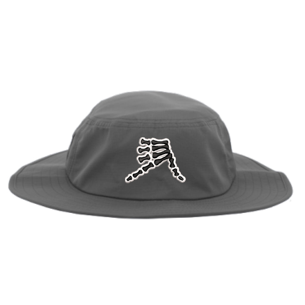 AkS Bones Boonie Hat in Graphite with Black