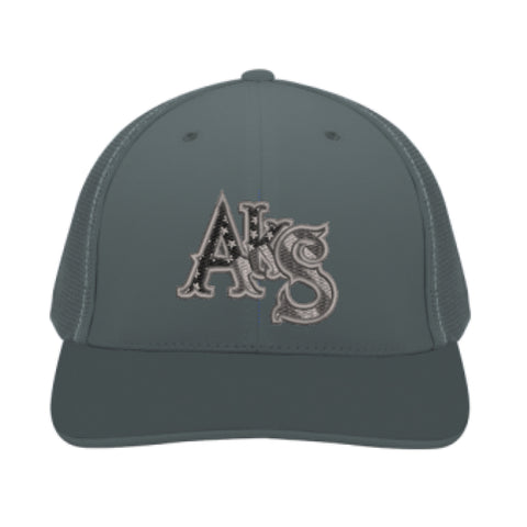 Stars & Stripes Trucker Hat in Graphite with Smoke