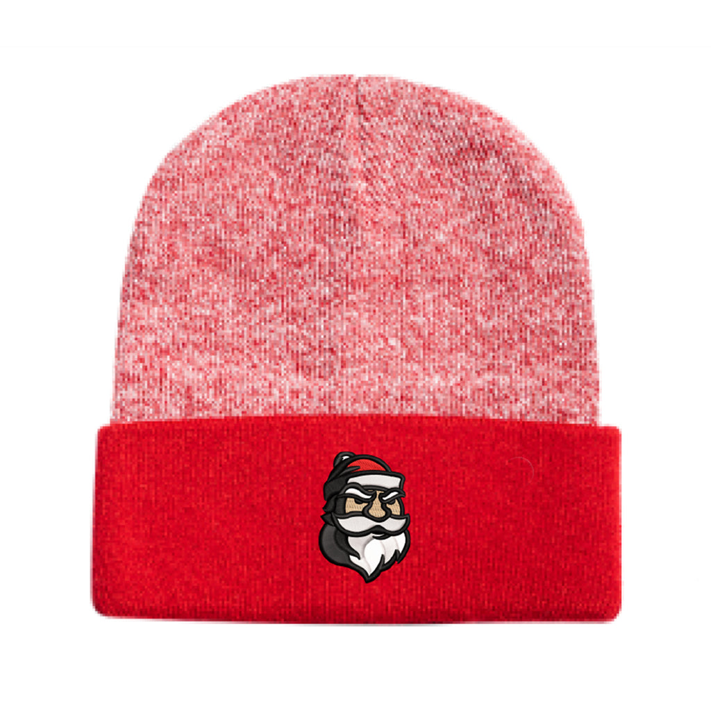 Nicks Beanie Heather Cuff Red