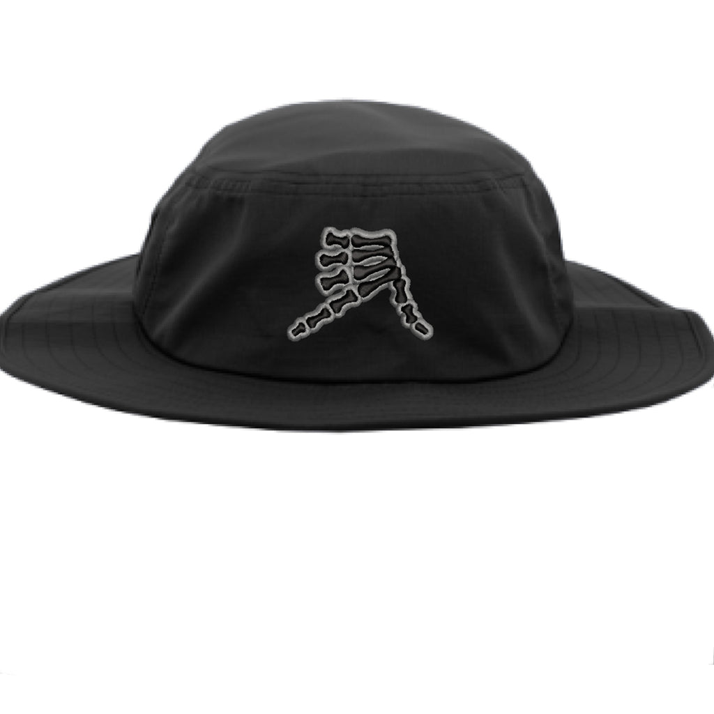 AkS Bones Boonie Hat in Black Los