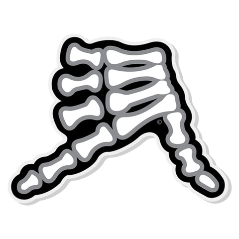 AkS Bones Pin in Black & White