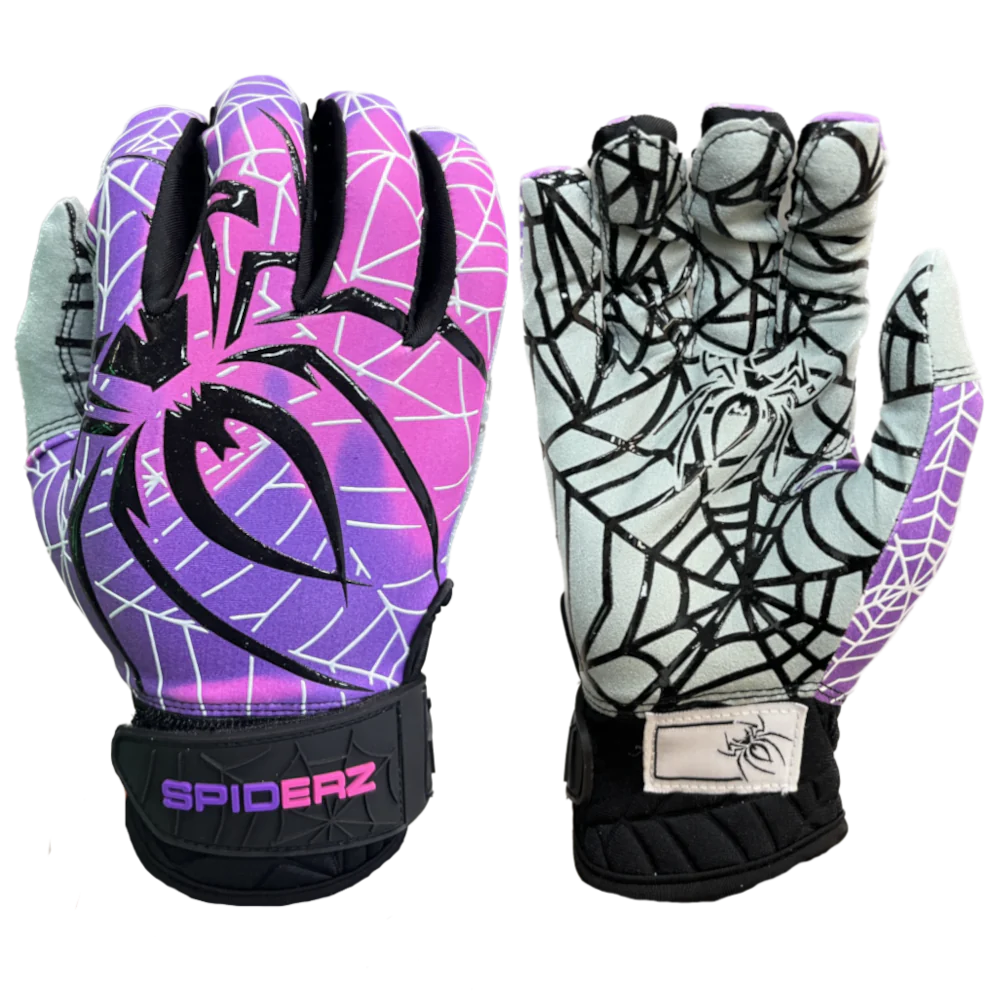 Spiderz Lite Batting Gloves – Purple/Pink/Black
