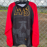 AkS Reaper 2 Cage Jacket in Black & Red