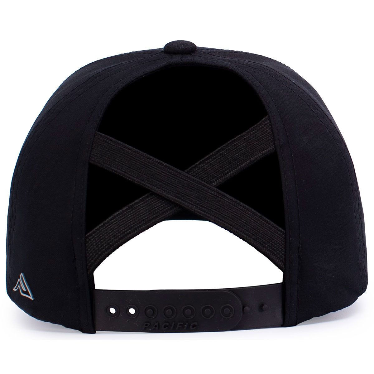 AkS Bones Snap-Back Ponytail hat in Black & Graphite