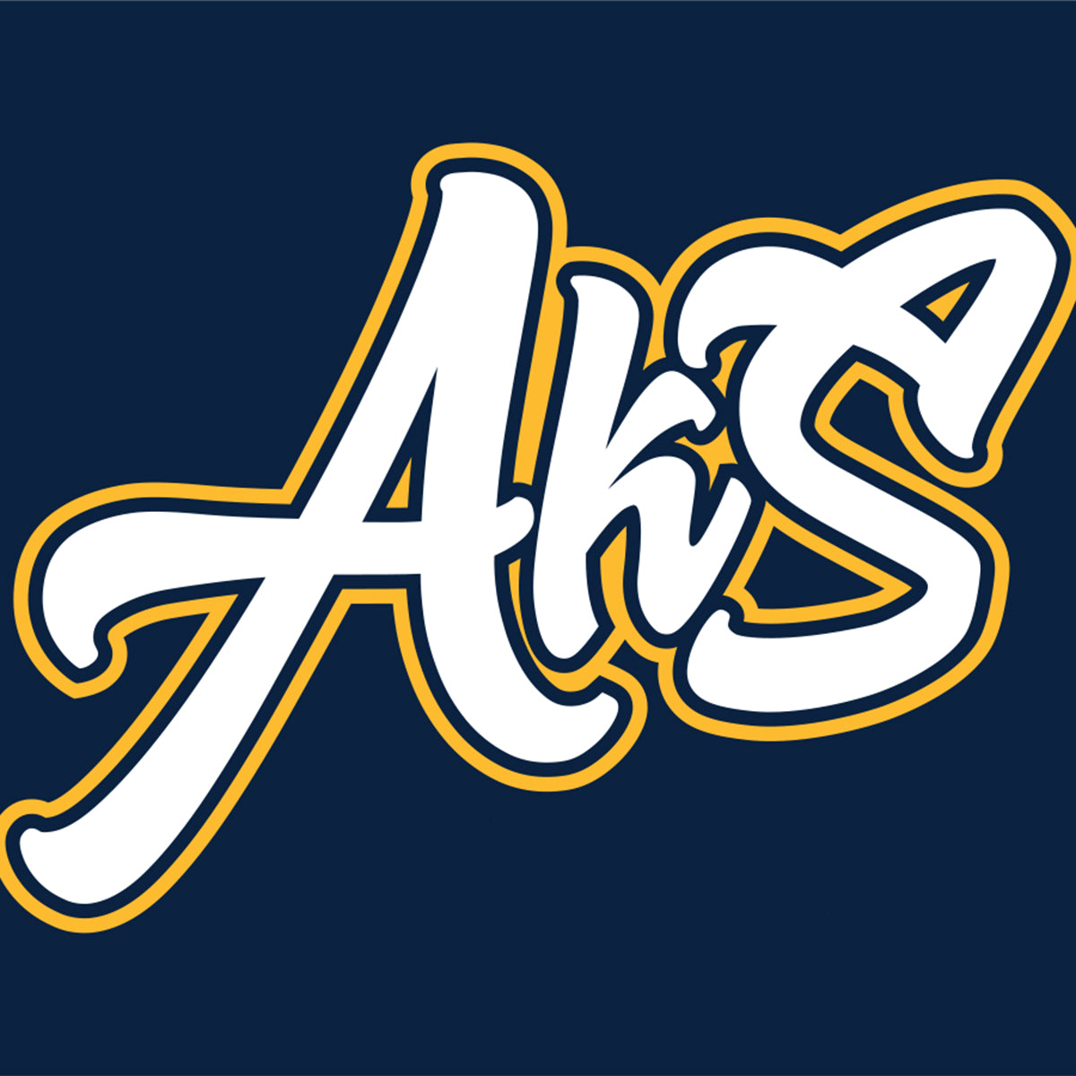 Bondi Headband with AkS Graffiti logo