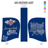 AkS Graffiti Hoodie in Light Heathered