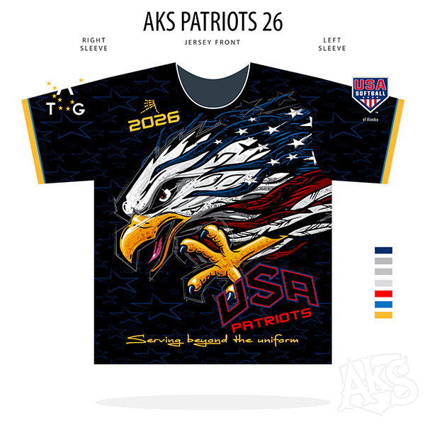 AkS USA Patriots Jersey 2026