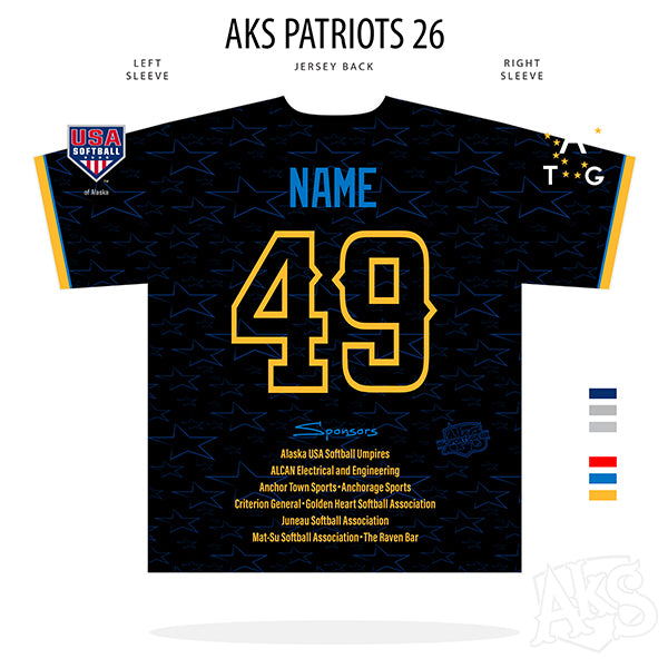AkS USA Patriots Jersey 2026