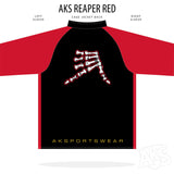 AkS Reaper 2 Cage Jacket in Black & Red