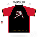 AkS Reaper 2 Cage Jacket in Black & Red