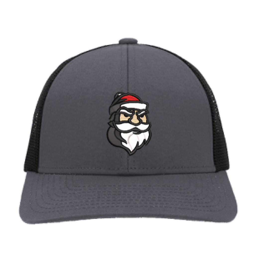Nicks Snap-Back Trucker Hat in Graphite & Black