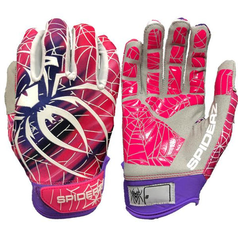 Spiderz Lite Batting Gloves – Purple/Pink