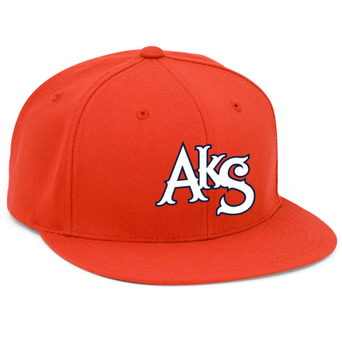 AkS Original Flatbill Wool Hat in Orange