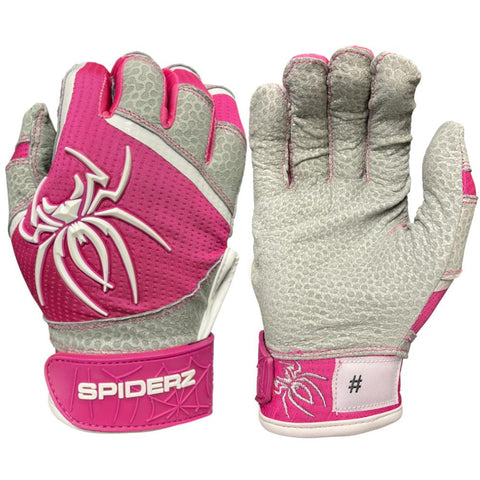 Spiderz Pro Batting Gloves – Pink/White