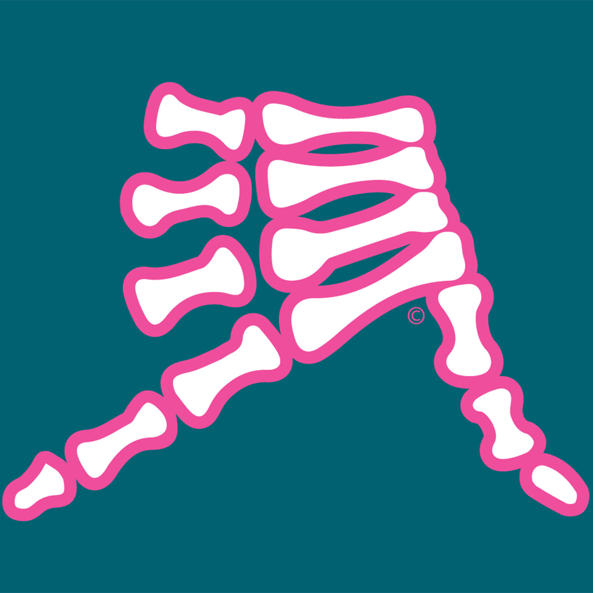 Bondi Headband with AkS Bones logo