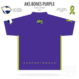 AkS Bones Cage Jacket in Purple