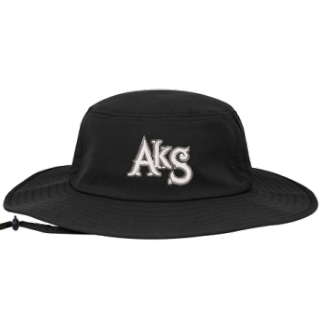 AkS Original Boonie hat in Black with White & Graphite