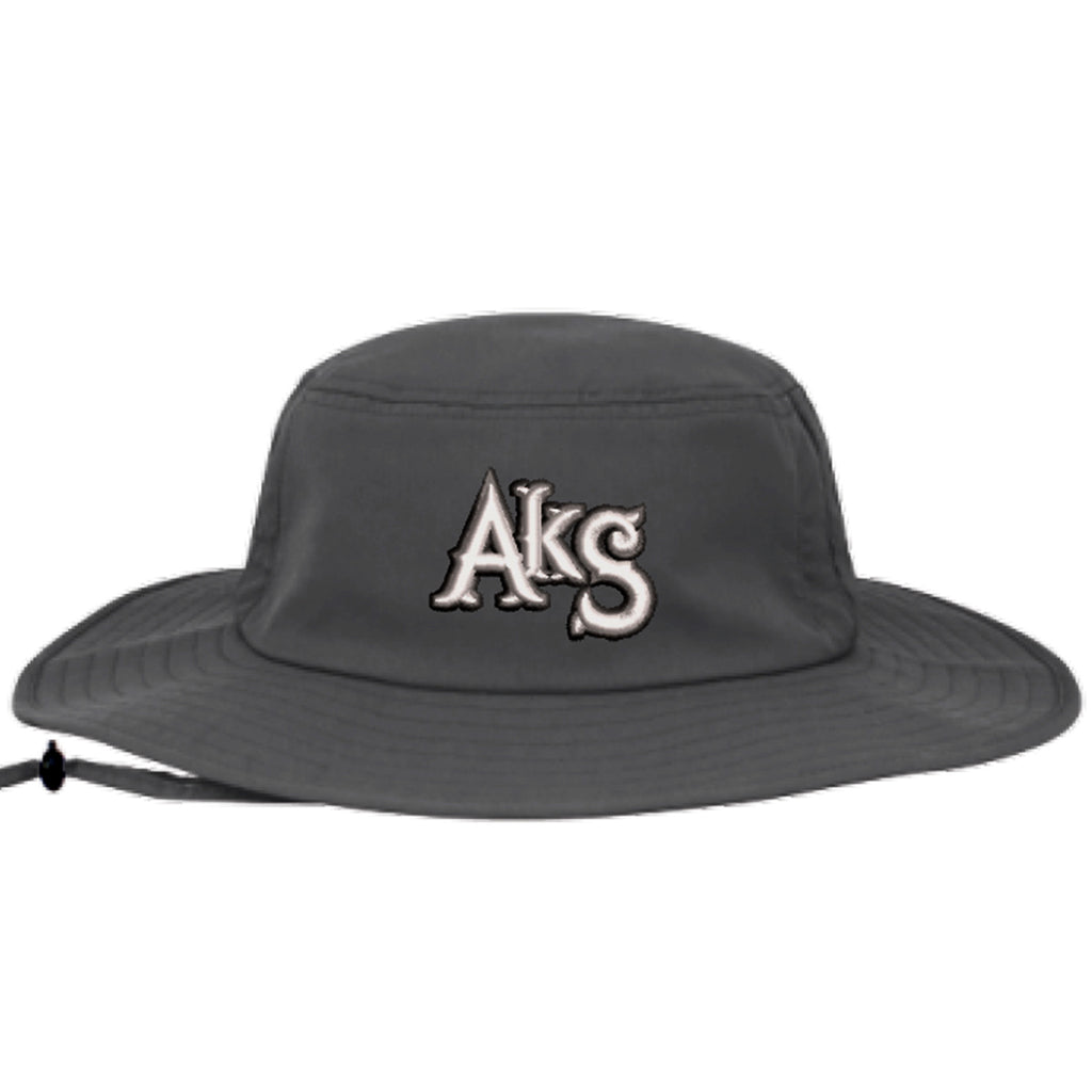 AkS Original Boonie hat in Graphite with White & Graphite