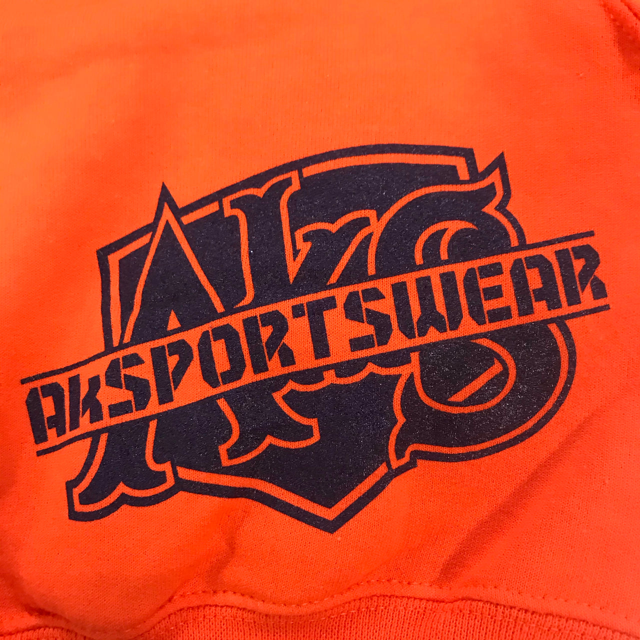 AkS Bones Youth Hoodie in Orange