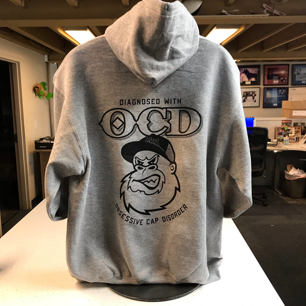 OCD Hoodie in Athletic Heather