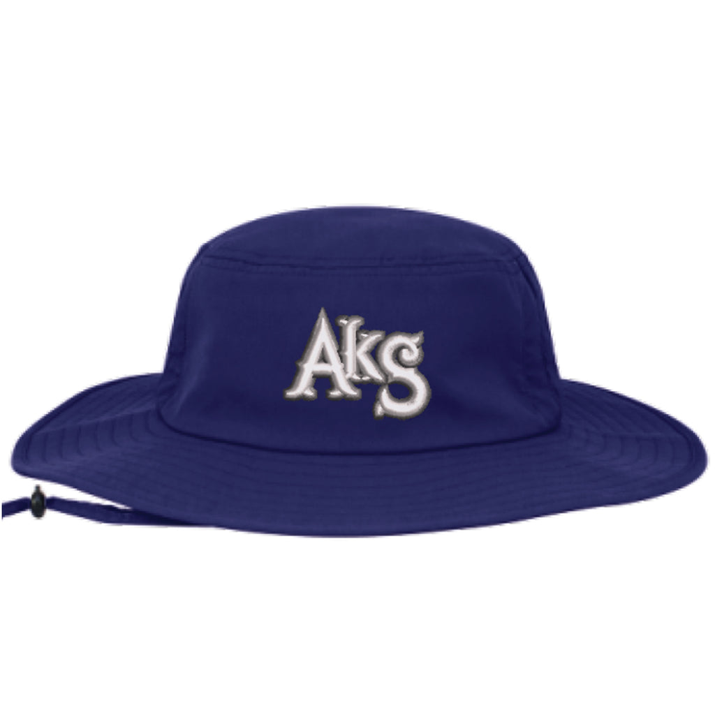 AkS Original Boonie hat in Navy with White & Graphite